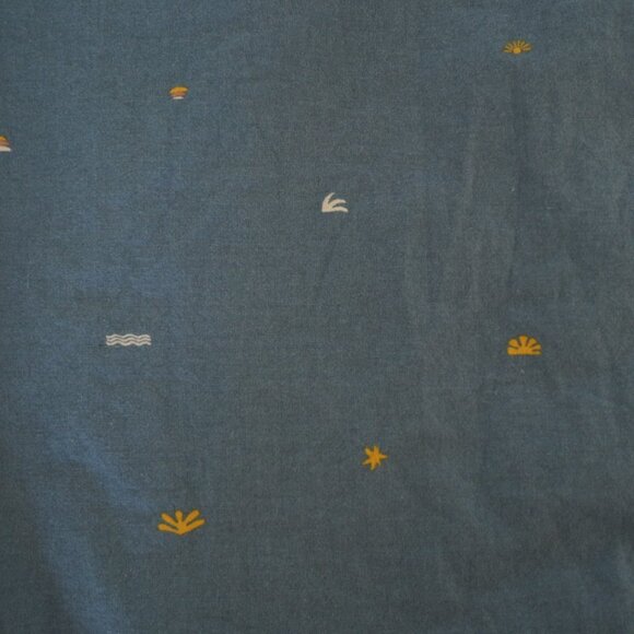 Quiksilver Men's Spaced Out Retro Light Blue Patterned Shirt Sz Regular Fit M - Picture 5 of 14